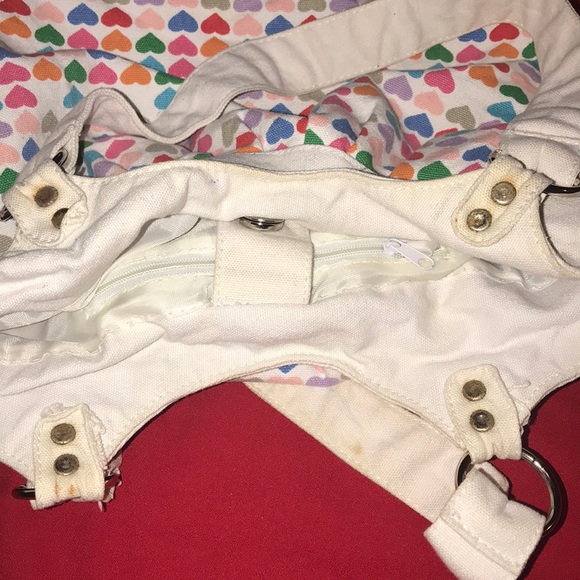 Multi-color Heart Canvas Bag - Picture 7 of 8